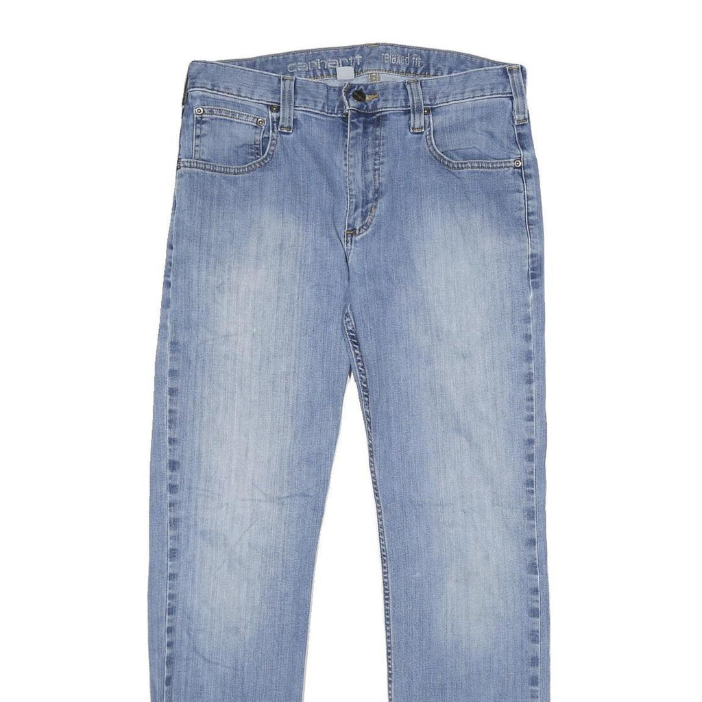 CARHARTT Mens Jeans Blue Relaxed Straight Denim Medium W31 L30 Casual Workwear