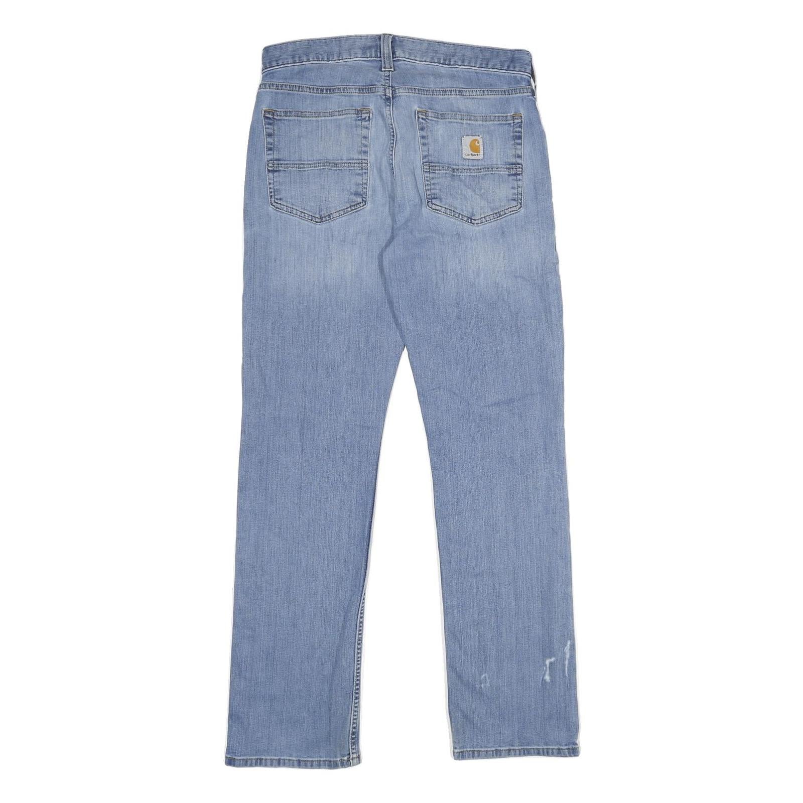 CARHARTT Mens Jeans Blue Relaxed Straight Denim Medium W31 L30 Casual Workwear