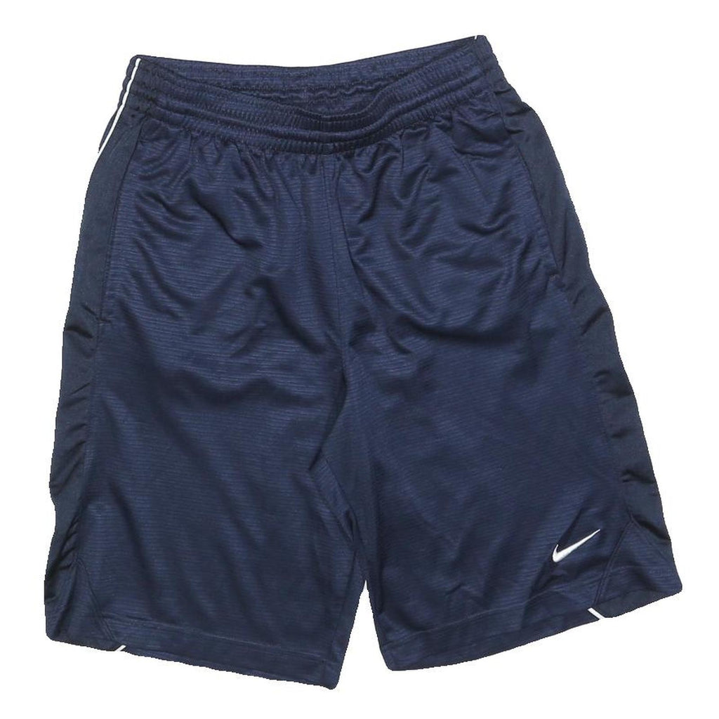NIKE Mens Navy Blue Sports Shorts S W28 Lightweight Breathable Athletic