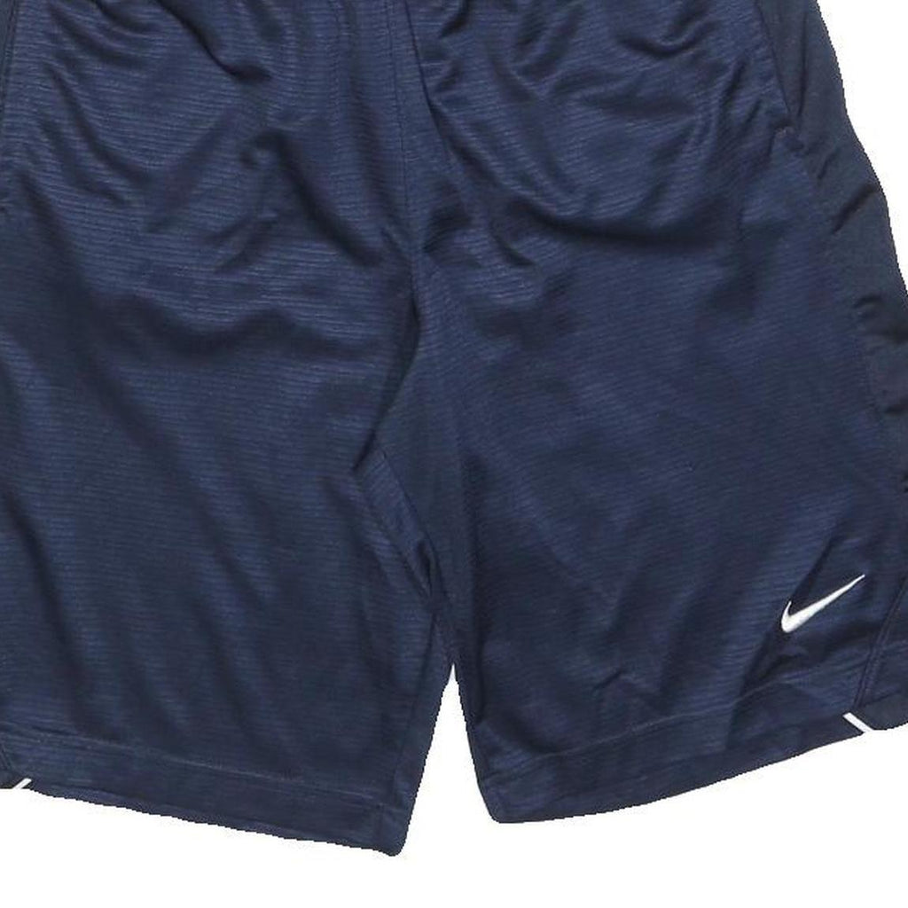 NIKE Mens Navy Blue Sports Shorts S W28 Lightweight Breathable Athletic