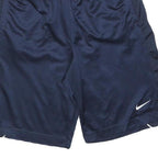 NIKE Mens Navy Blue Sports Shorts S W28 Lightweight Breathable Athletic