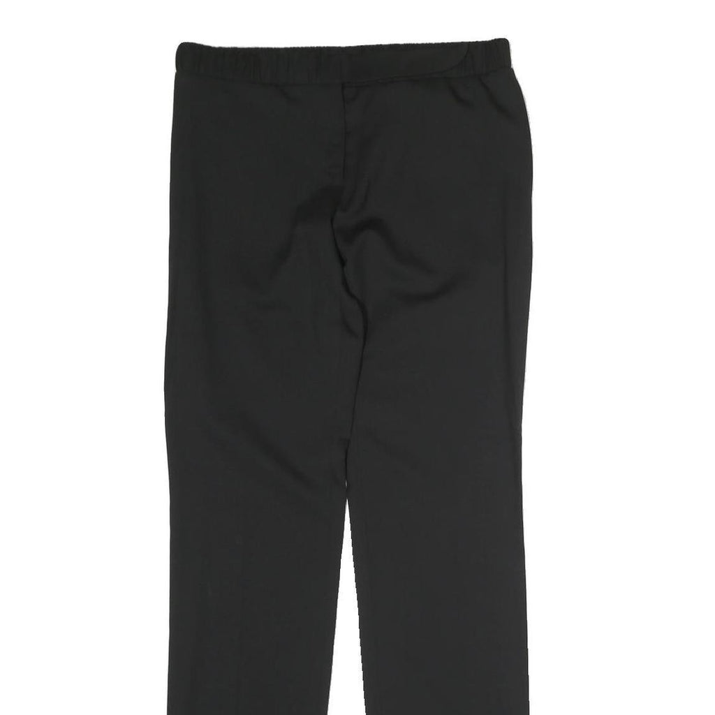 PACO RABANNE Womens Cotton Blend Black Regular Button Trousers W30 L32 Classic