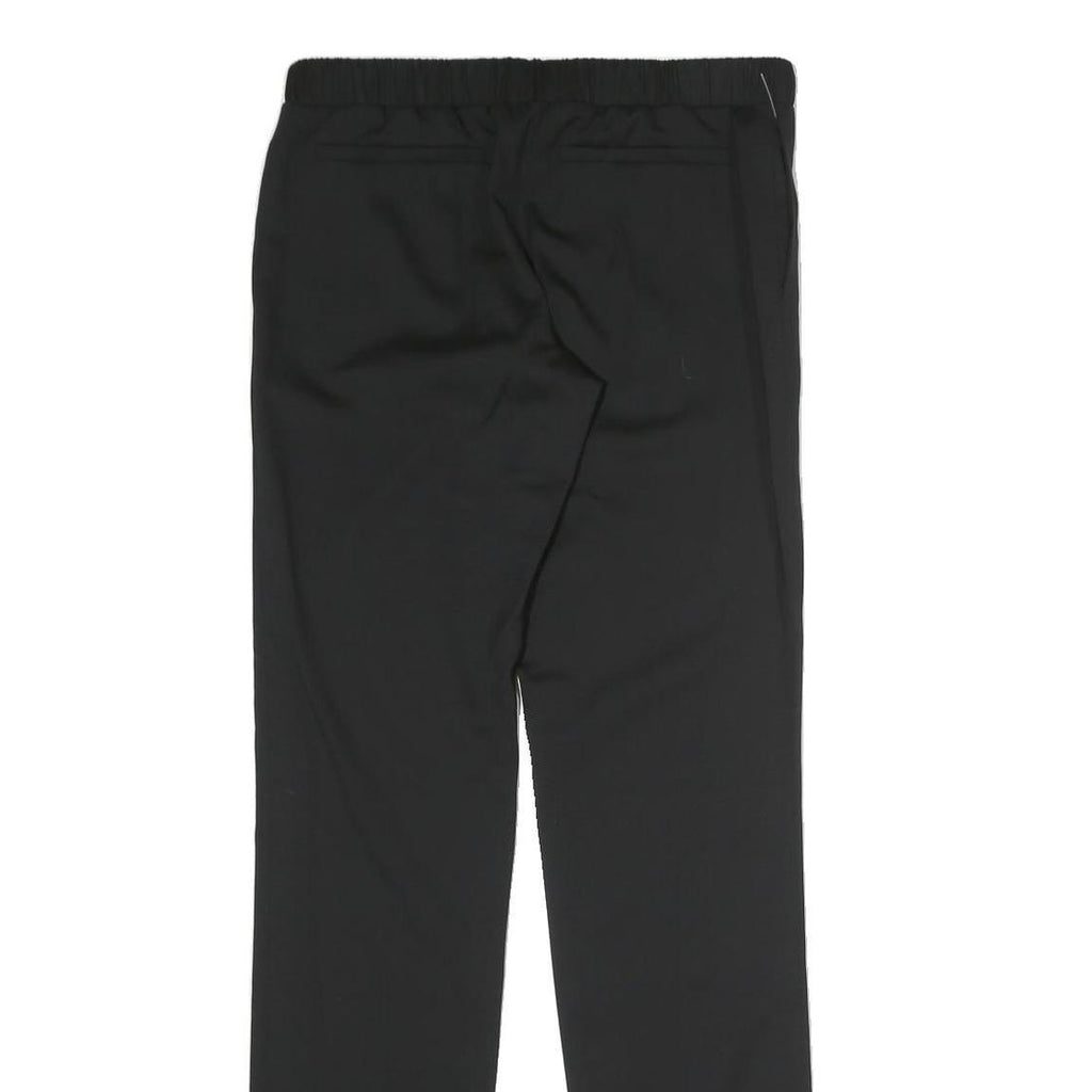 PACO RABANNE Womens Cotton Blend Black Regular Button Trousers W30 L32 Classic