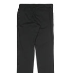 PACO RABANNE Womens Cotton Blend Black Regular Button Trousers W30 L32 Classic