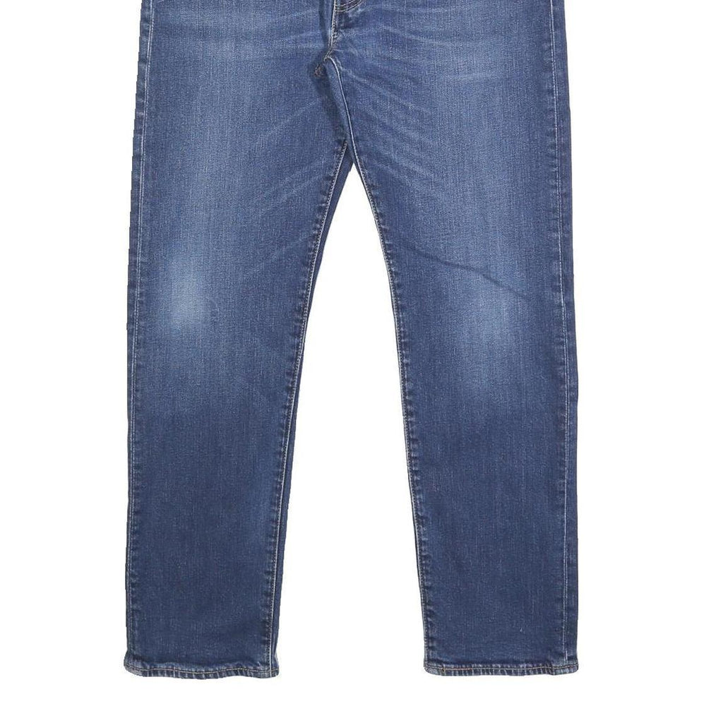 LEVI'S 502 Big E Mens Jeans Blue Slim Straight Denim Medium W34 L27 Classic Fit