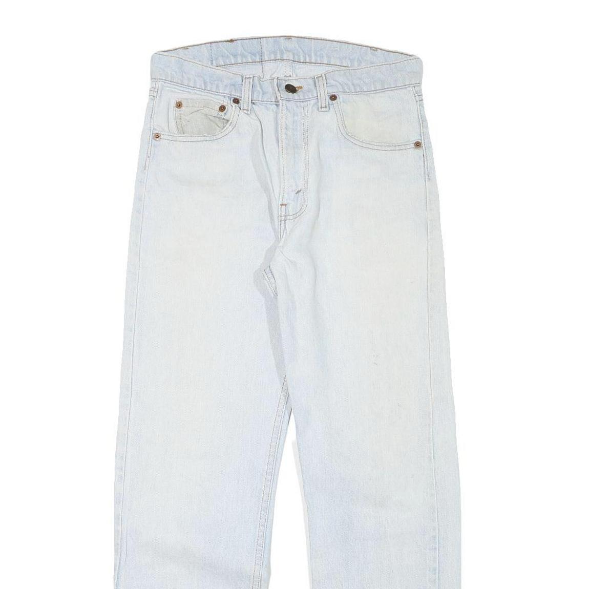 LEVI'S Mens Jeans Light Blue Regular Straight Denim Rinse W28 L29 Classic Fit