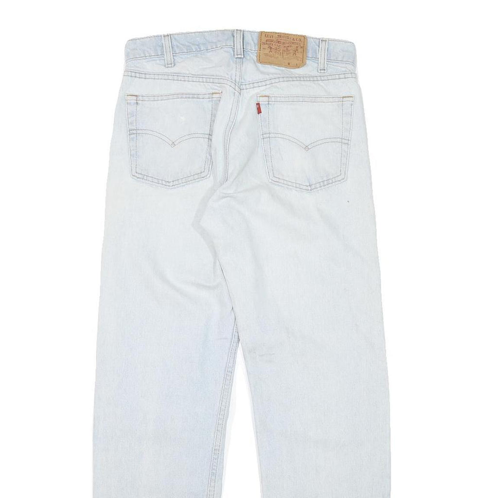 LEVI'S Mens Jeans Light Blue Regular Straight Denim Rinse W28 L29 Classic Fit