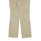 CARHARTT Mens Cotton Blend Beige Relaxed Fit Straight Trousers W33 L32 Workwear