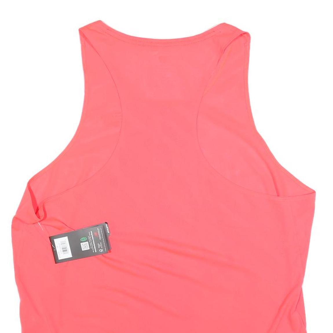 NEW BALANCE Womens Red Running Vest Size L Activewear Sports Gym Sleeveless