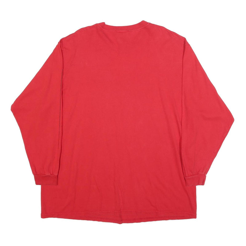 WINNERS CIRCLE Mens Red Kasey Kahne Racing Graphic Long Sleeve Crew Neck T-Shirt