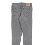 LEVI'S Womens Slim Grey Denim 311 Jeans W26 L29 Stylish Cotton Blend Zip Closure