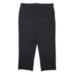 DICKIES Mens Cotton Blend Black Relaxed Straight Trousers W40 L28 Workwear