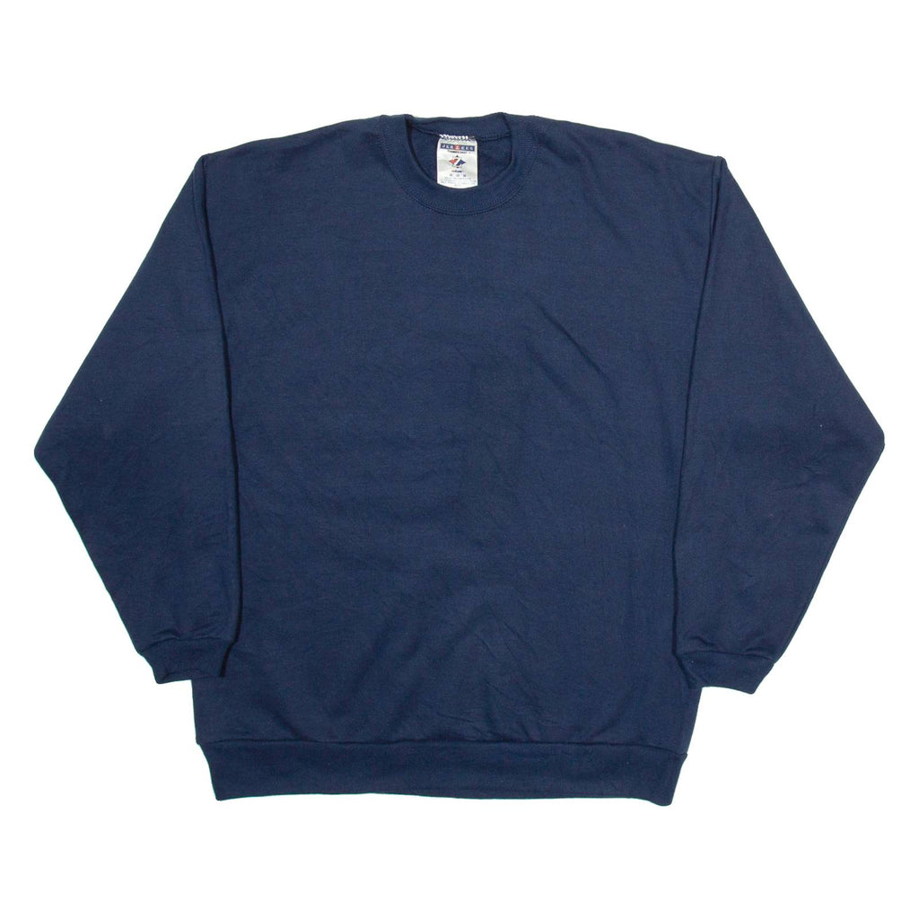 JERZEES Mens Sweatshirt Blue M