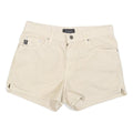 GUESS Womens Shorts Cream Casual Plain S W28 Summer Cotton Blend