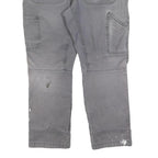 CARHARTT Mens Cotton Blend Grey Relaxed Fit Straight Leg Trousers W36 L27