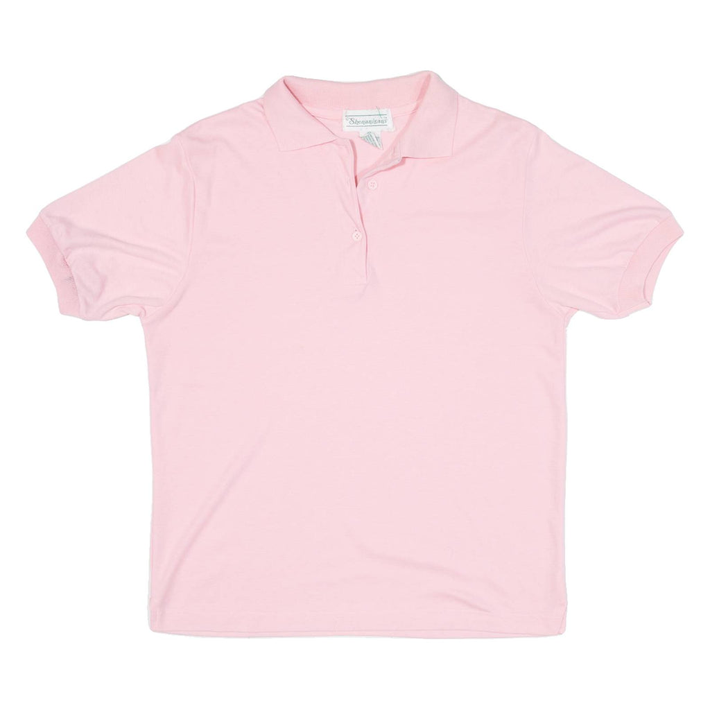 SHENANIGANS Womens Polo Shirt Pink L
