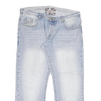SMITH AND JONES Mens Light Blue Denim Jeans W40 L32 Regular Straight Cotton