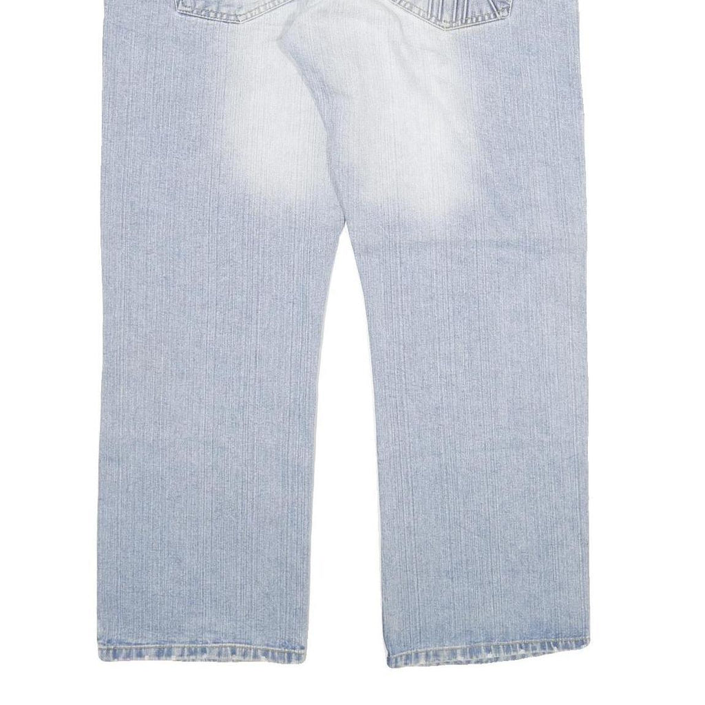 SMITH AND JONES Mens Light Blue Denim Jeans W40 L32 Regular Straight Cotton