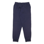 PUMA Mens Joggers Navy Blue S W28 L28 Cotton Blend Regular Tapered Fit