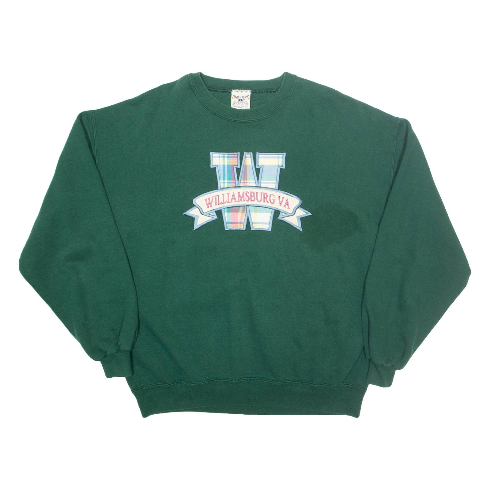 OARSMAN Williamsburg Virginia Mens Sweatshirt Green USA XL