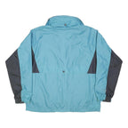 COLUMBIA Mens Blue & Black Outdoor Jacket M Polyester Blend Plain Zip