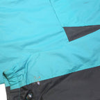 COLUMBIA Mens Blue & Black Outdoor Jacket M Polyester Blend Plain Zip