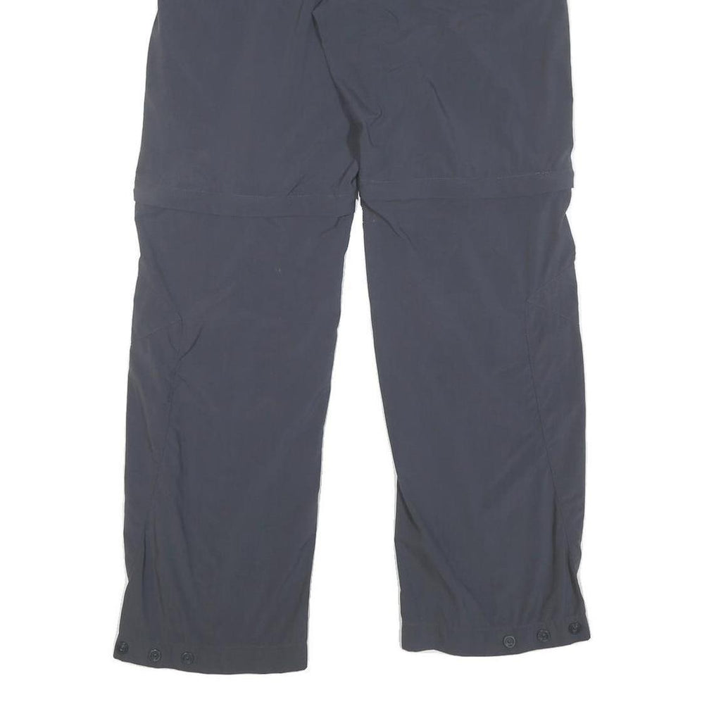 ADIDAS Mens Polyester Blend Grey Regular Straight Trousers W30 L31 Comfortable