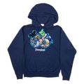 DISNEY Womens Blue Hoodie S