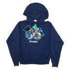DISNEY Womens Blue Hoodie S