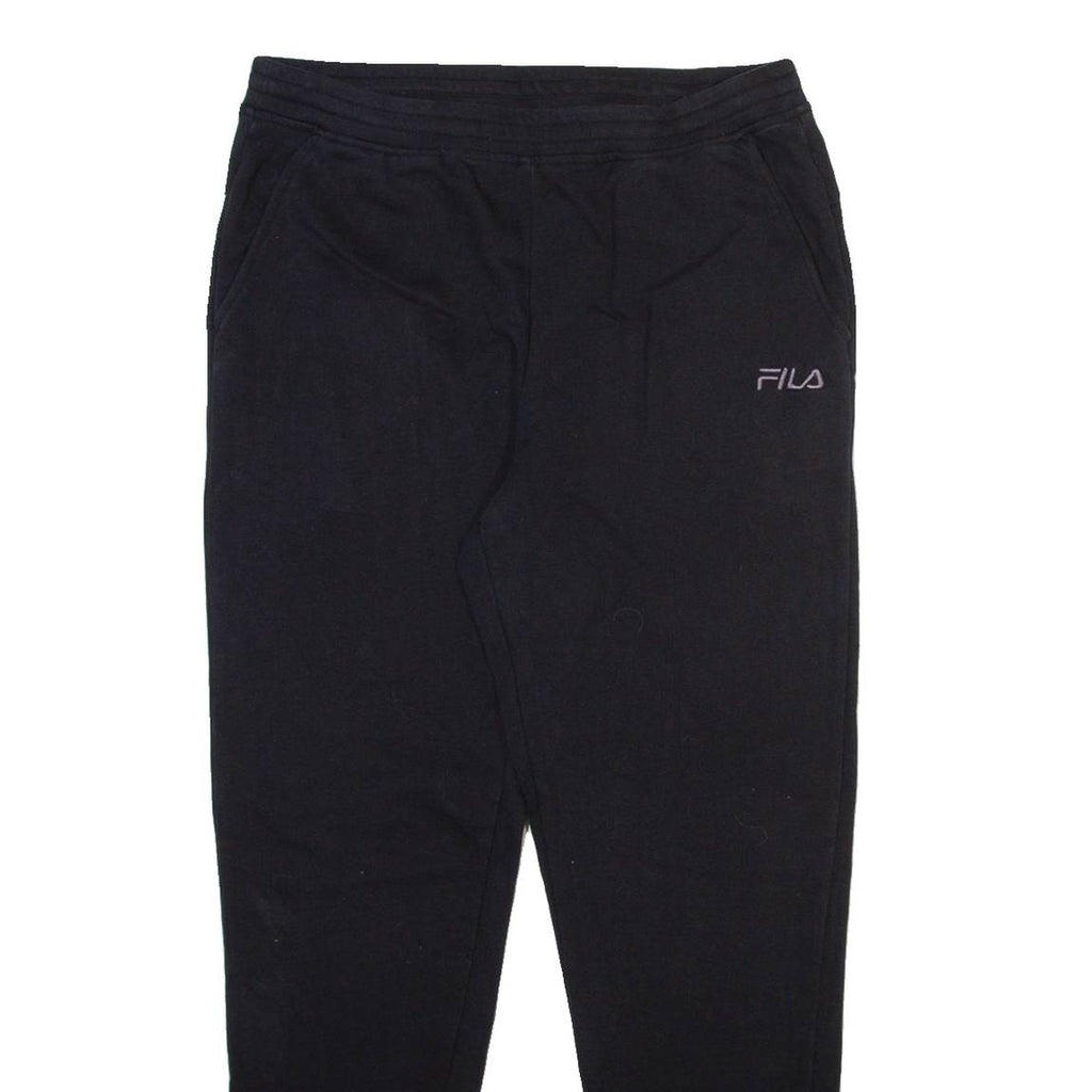 FILA Mens Joggers Black Tapered M W30 L28