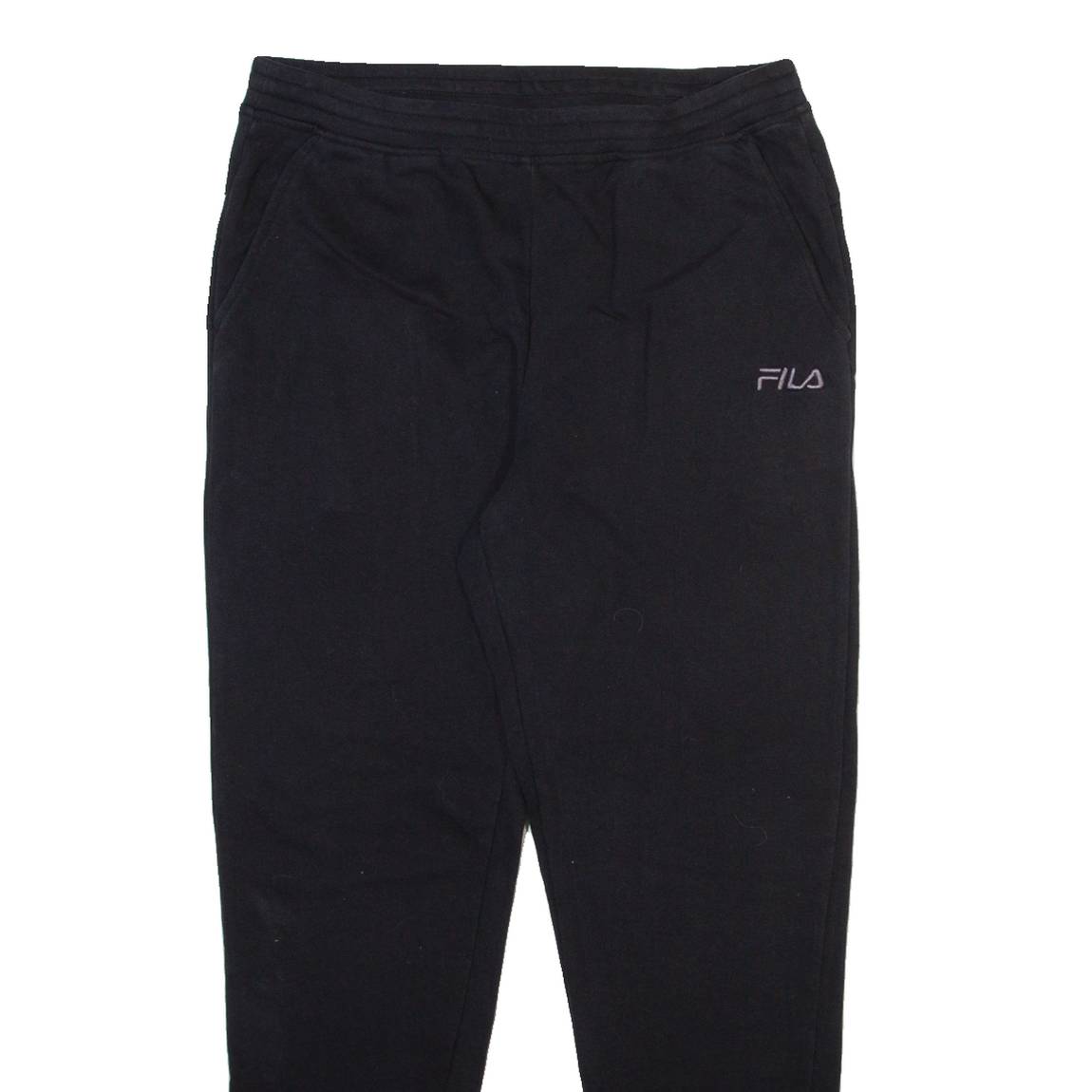 FILA Mens Joggers Black Tapered M W30 L28