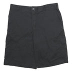 DICKIES Mens Black Cargo Shorts XL W38 Polyester Blend Workwear Casual
