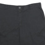 DICKIES Mens Black Cargo Shorts XL W38 Polyester Blend Workwear Casual