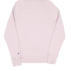 CHAMPION Womens Pink Hoodie S Cotton Pullover Classic Logo Sweatshirt