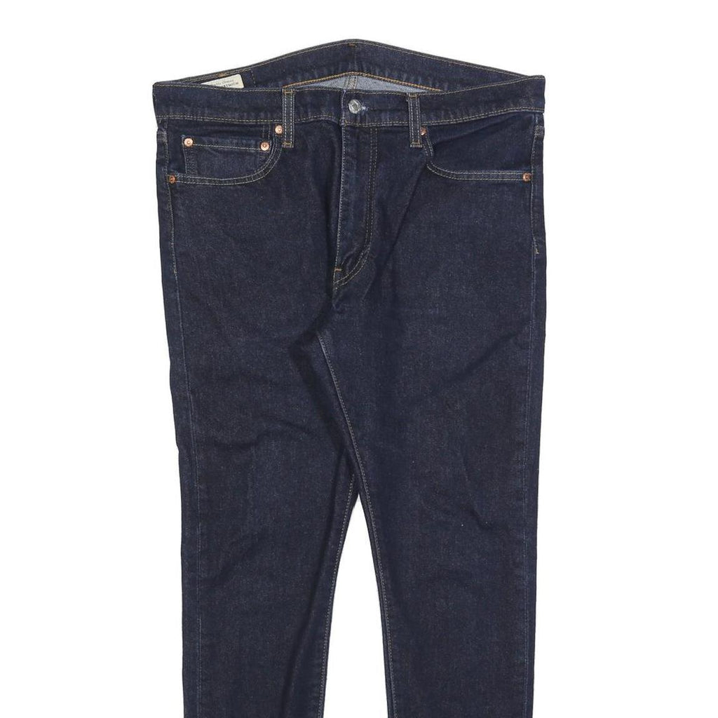 LEVI'S Mens Jeans Blue Slim Skinny Denim Medium W36 L30 Classic Zip