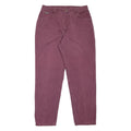 WRANGLER Womens Jeans Maroon Regular Mom W30 L28