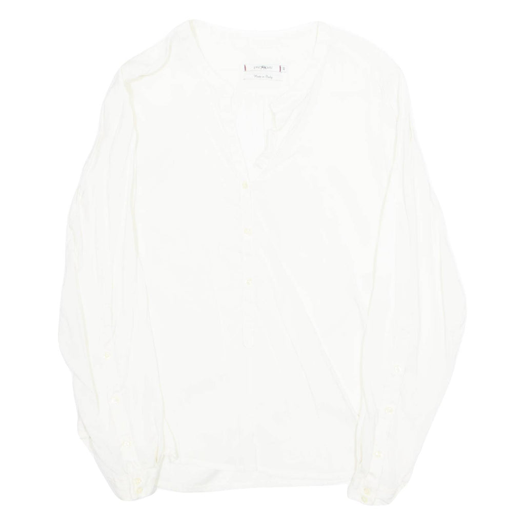 PAUL KEHL Womens Shirt Beige Long Sleeve M