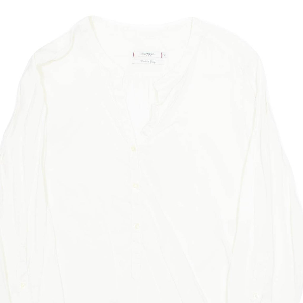 PAUL KEHL Womens Shirt Beige Long Sleeve M