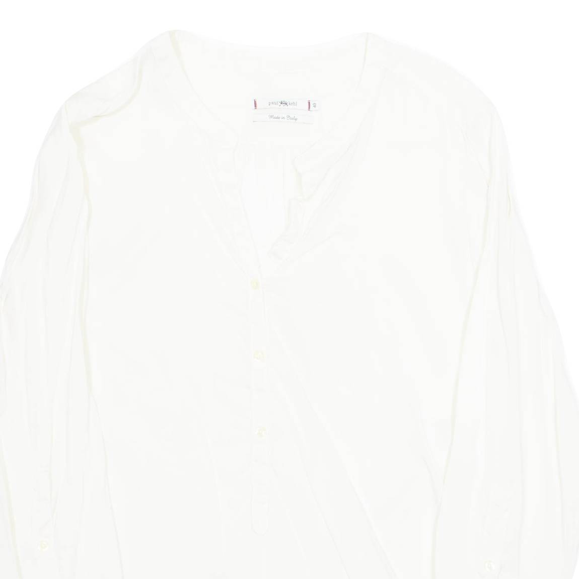 PAUL KEHL Womens Shirt Beige Long Sleeve M