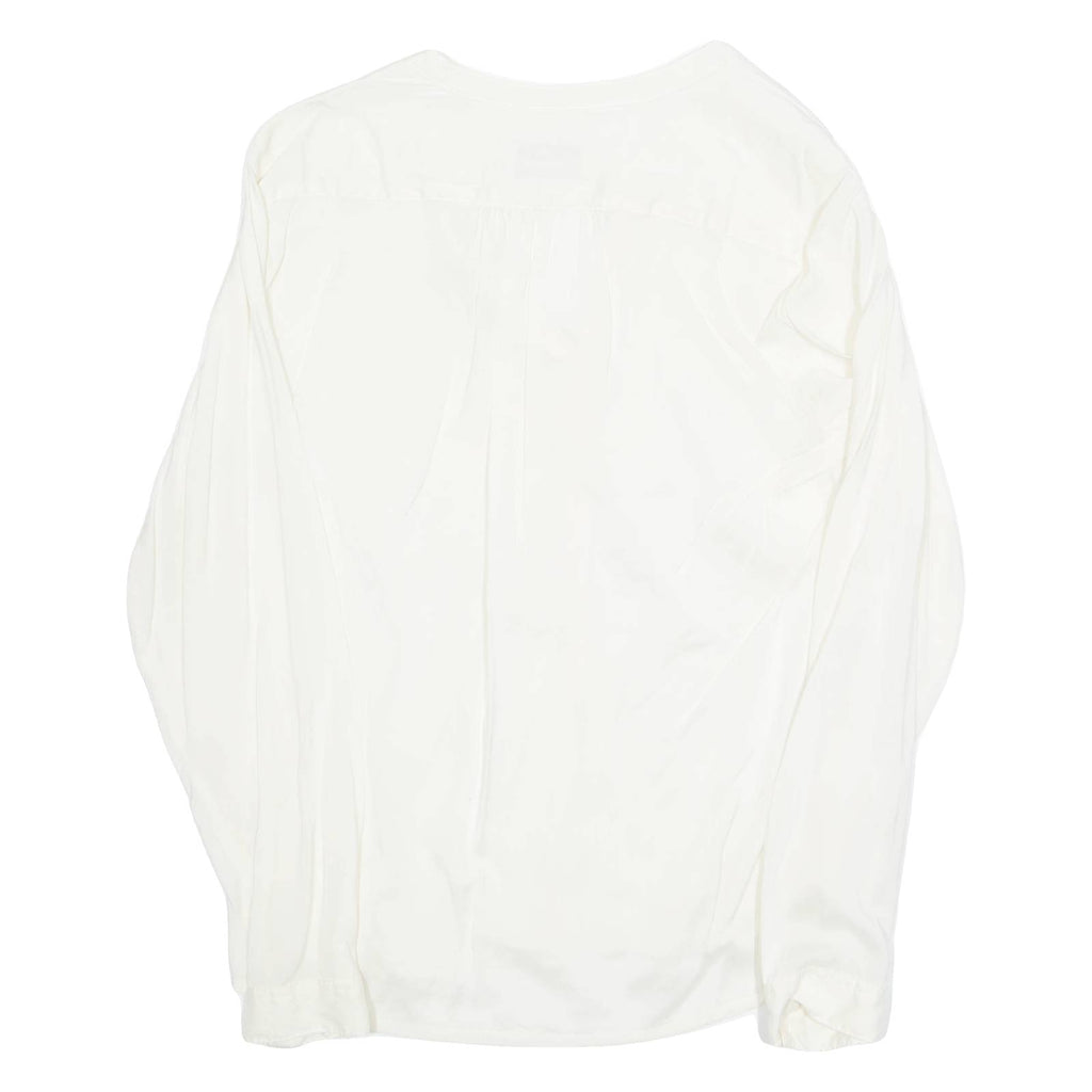 PAUL KEHL Womens Shirt Beige Long Sleeve M