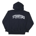 MV SPORT Mens Black Stanford University Pullover Hoodie L Cotton Blend