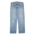 LEVI'S 501 Mens Regular Fit Straight Denim Light Blue Jeans W32 L28 Button