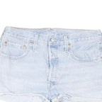 LEVI'S Womens Shorts Blue Denim Casual M W32 Cotton Blend Classic Fit