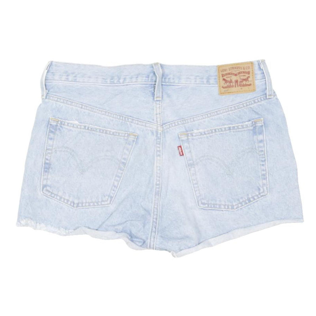 LEVI'S Womens Shorts Blue Denim Casual M W32 Cotton Blend Classic Fit