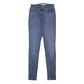 LEVI'S 721 Womens Jeans Blue Slim Skinny Denim Medium W26 L32 Classic Zip Fit