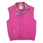 CRUYFF Womens Pink Polyester Active Sports Zip Jacket M Plain Casual Lightweight