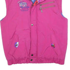 CRUYFF Womens Pink Polyester Active Sports Zip Jacket M Plain Casual Lightweight