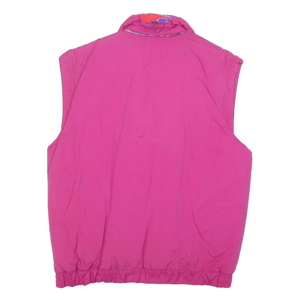 CRUYFF Womens Pink Polyester Active Sports Zip Jacket M Plain Casual Lightweight