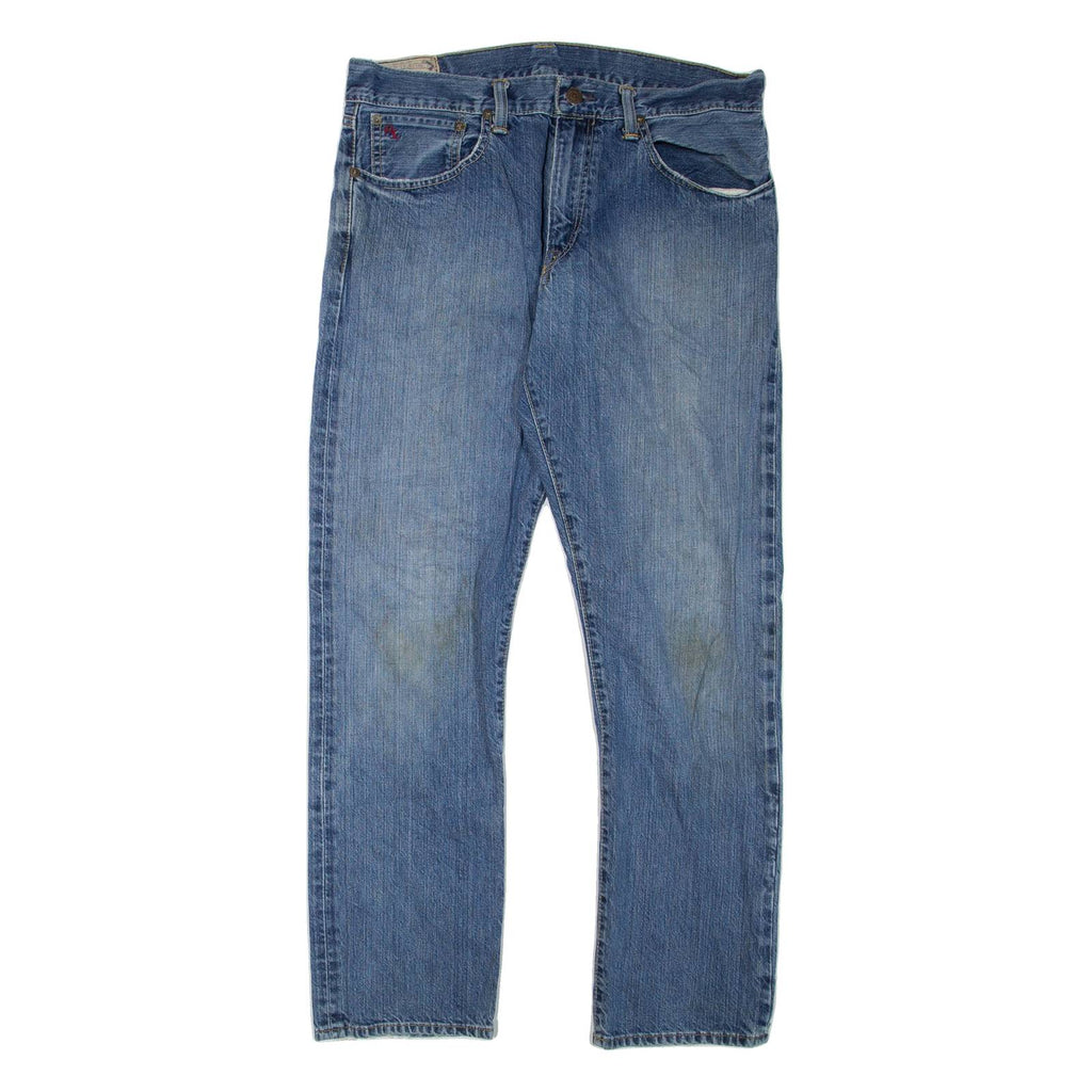 POLO RALPH LAUREN Womens Jeans Blue Regular Straight W32 L30