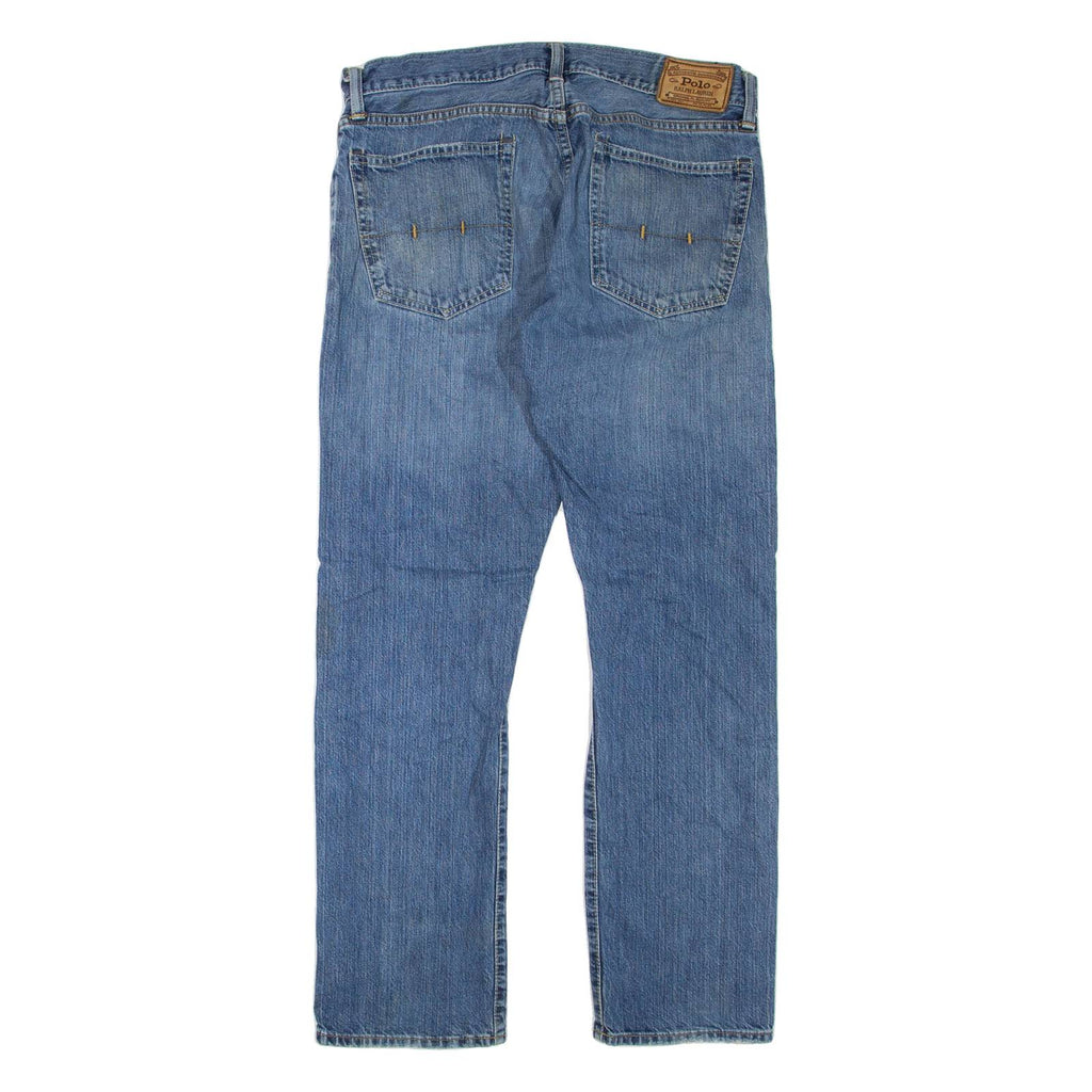 POLO RALPH LAUREN Womens Jeans Blue Regular Straight W32 L30